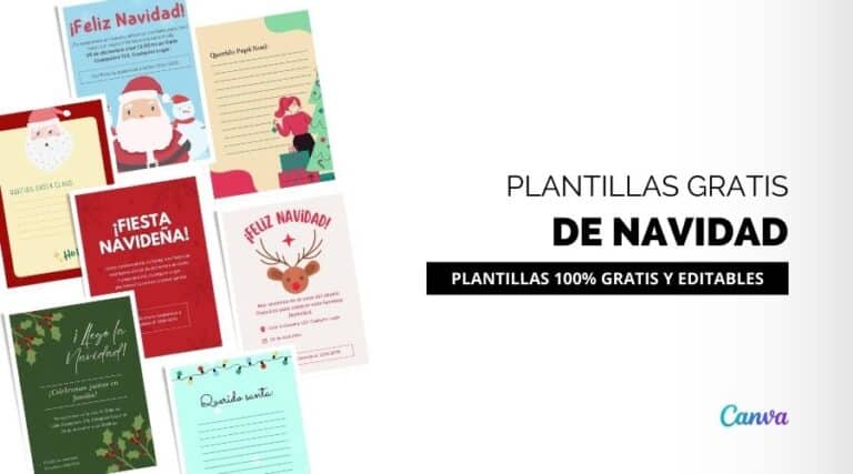 Pack de Plantillas para Invitaciones y Tarjetas Navideñas gratis