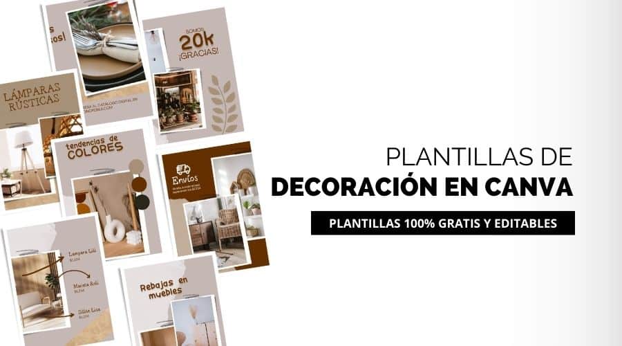 Plantillas para Instagram de diseño de interiores