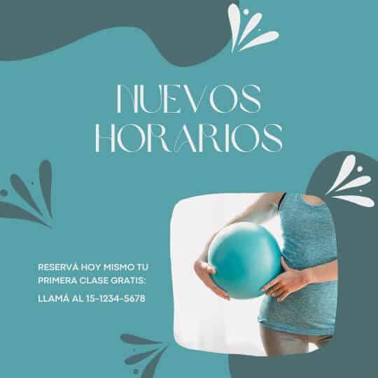 Plantillas editables para centros de yoga y pilates gratis