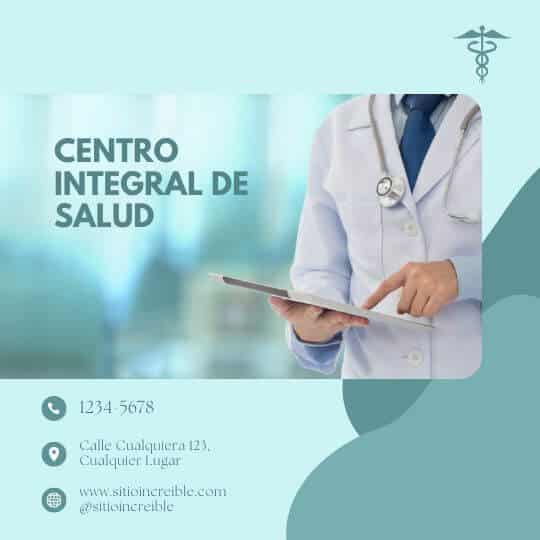 Plantillas gratuitas para Centro Integral de Salud