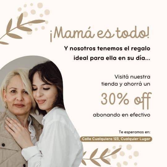 Post de Instagram Día de la Madre Gratis