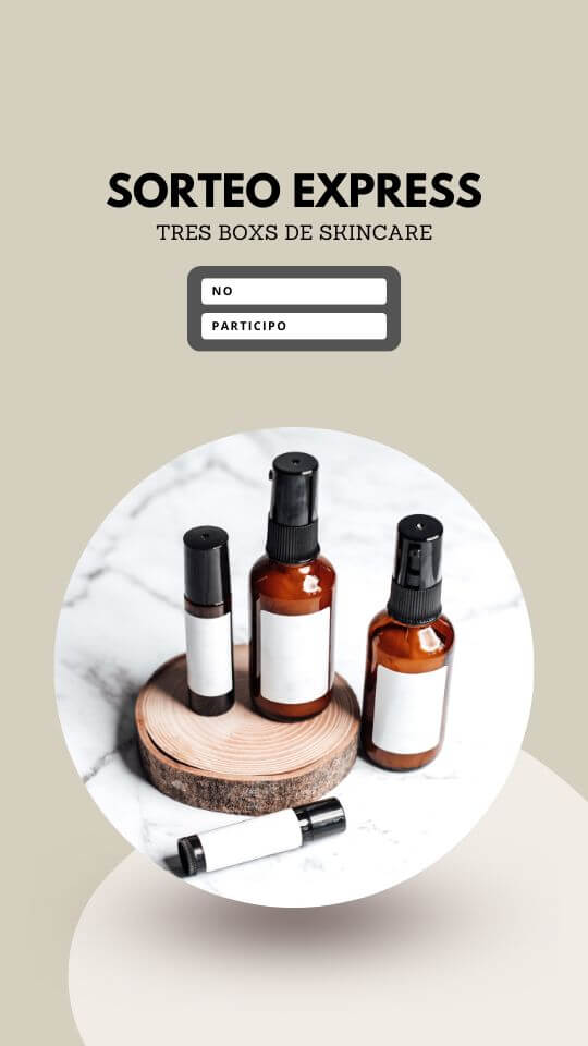 Plantillas de cosmética natural para instagram