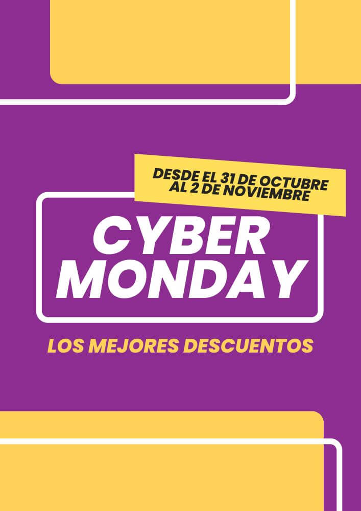 Plantillas Imprimibles de Cyber Monday Gratis