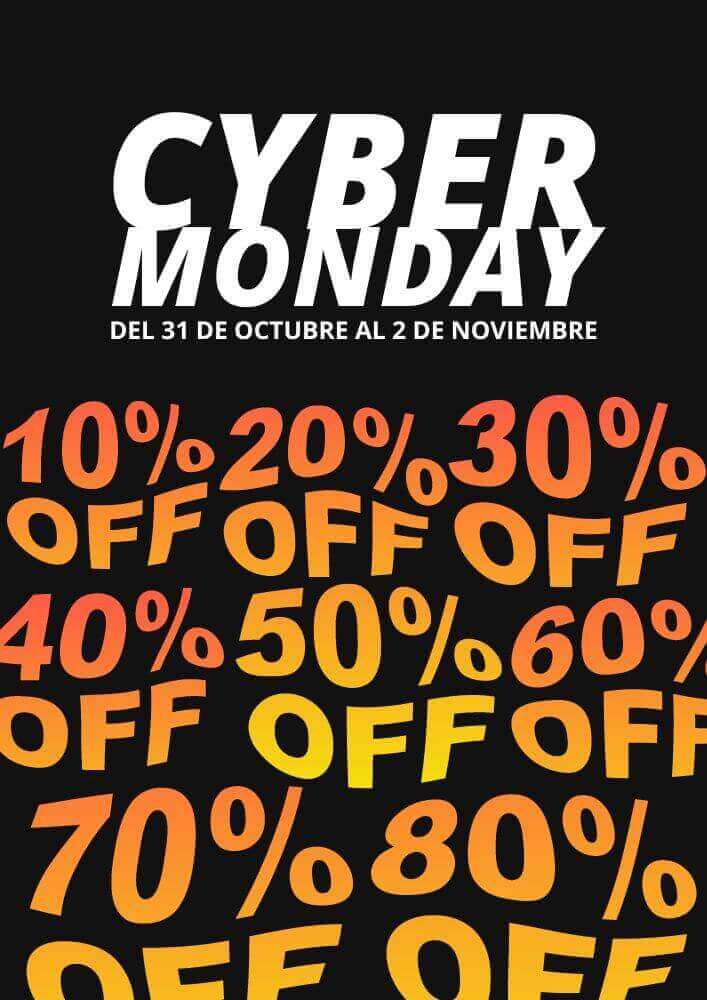 Plantillas Imprimibles de Cyber Monday Gratis