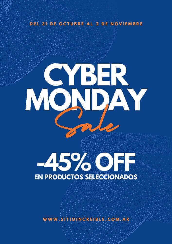 Plantillas Imprimibles de Cyber Monday Gratis