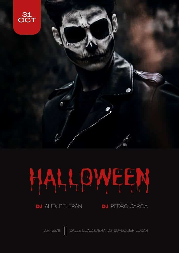 Colección de Plantillas Gratuitas para Eventos de Halloween