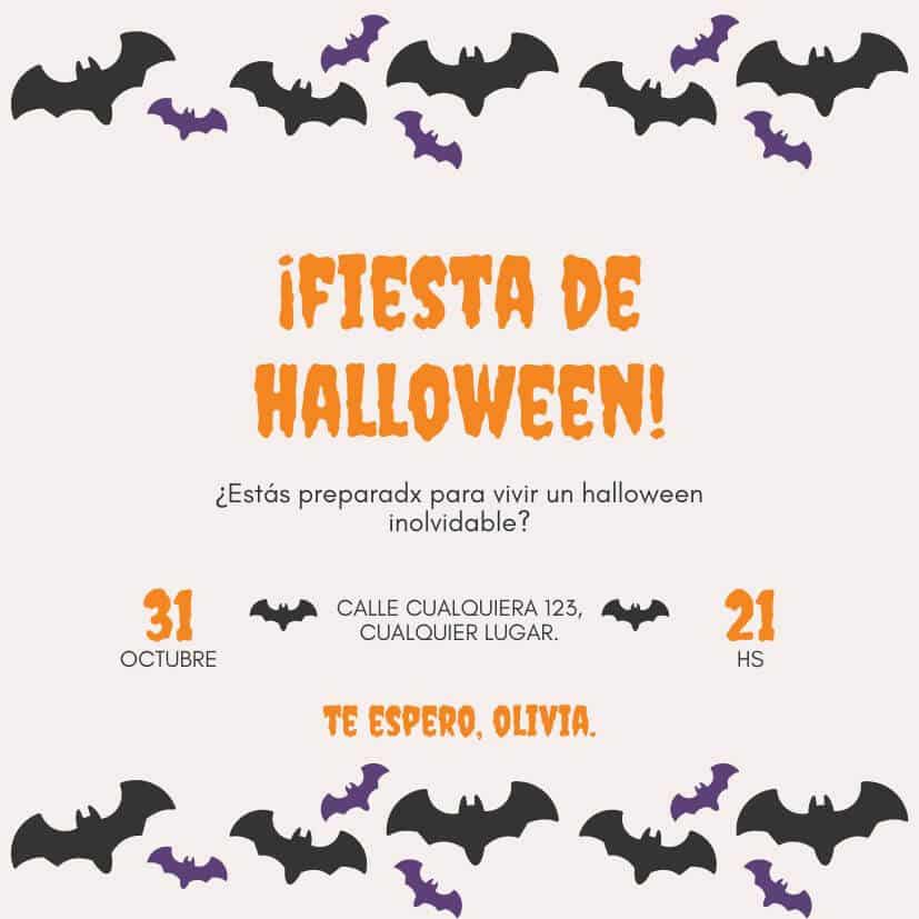 Colección de Plantillas Gratuitas para Eventos de Halloween