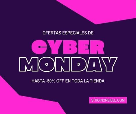 Plantillas de Cyber Monday Gratis para Descargar