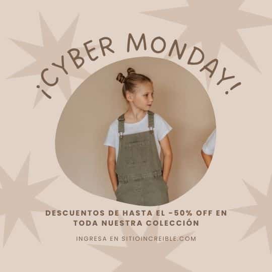 Plantillas de Cyber Monday Gratis para Instagram