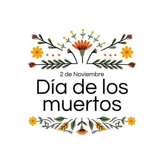 Plantillas de Día de Muertos Gratis