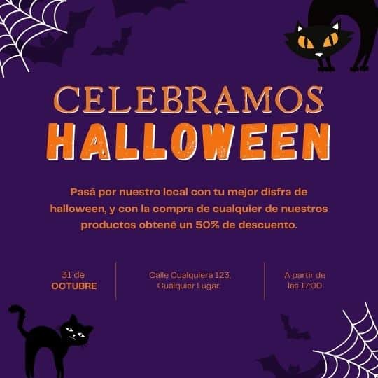 Plantillas de Halloween Gratis para Descargar ​