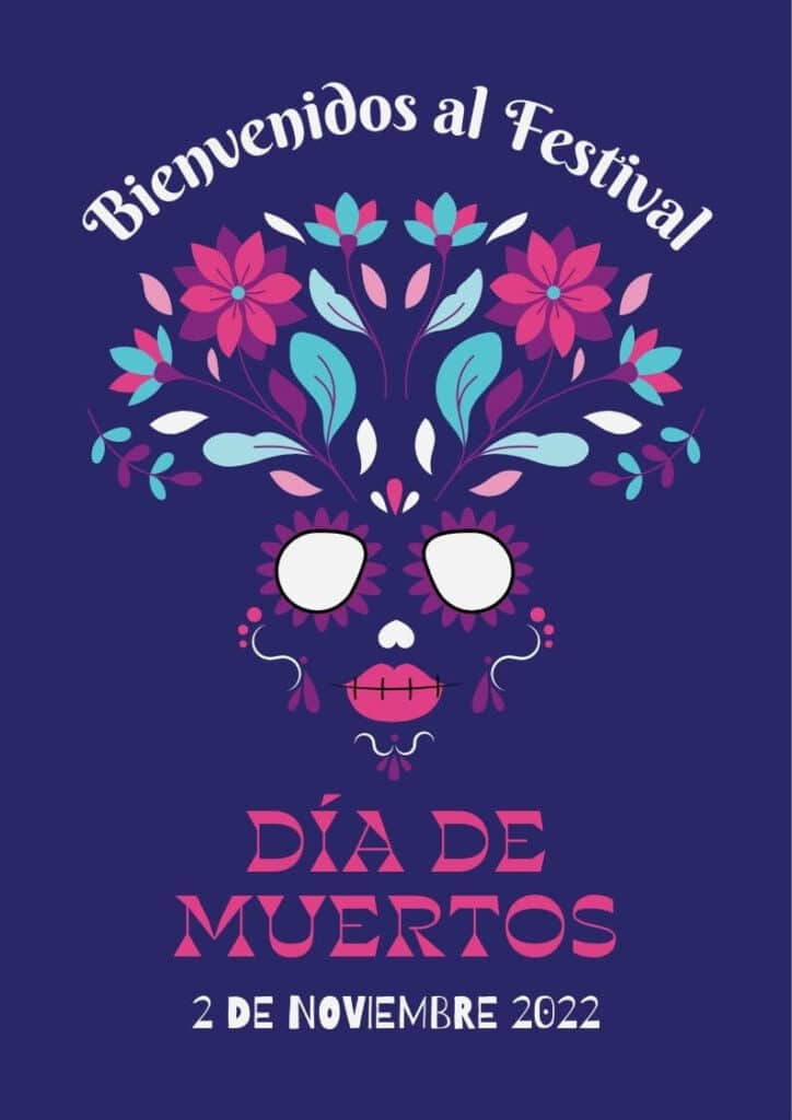 Plantillas para Día de Muertos editables