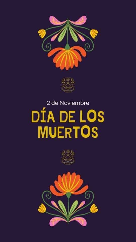 Plantillas para Día de Muertos editables