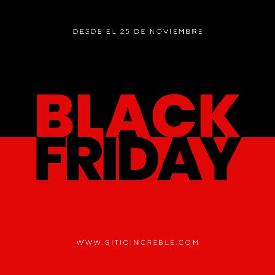 Plantillas de Black Friday Gratis para Descargar