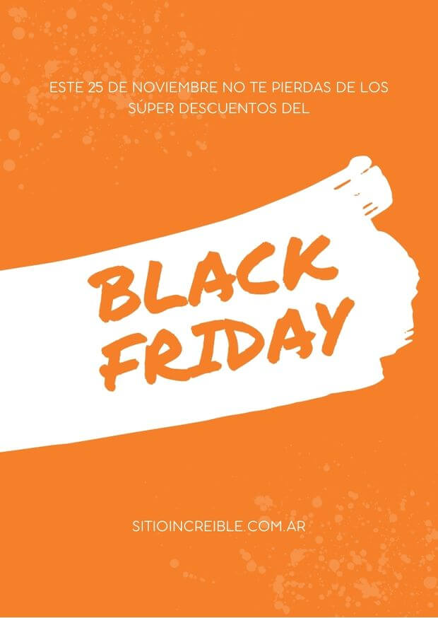 Plantillas Imprimibles para Black Friday Gratis