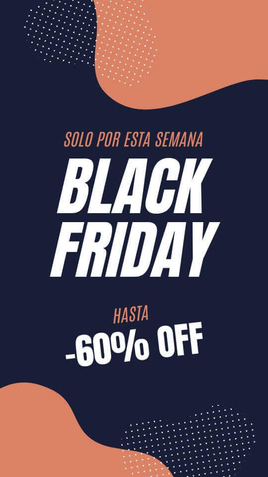 Plantillas de Black Friday para Instagram Stories