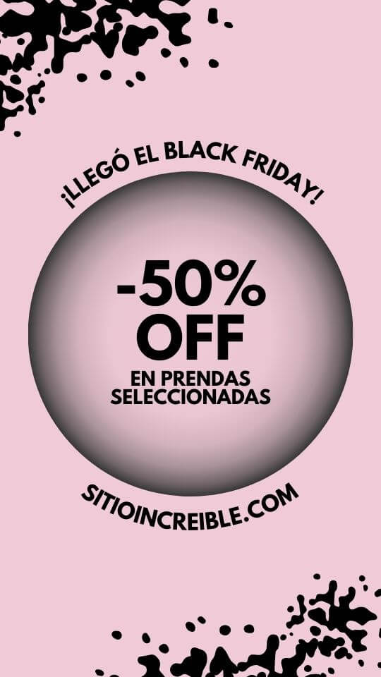 Plantillas de Black Friday para Instagram Stories