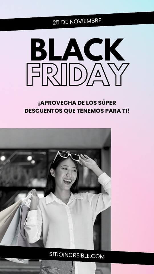 Plantillas de Black Friday para Instagram Stories