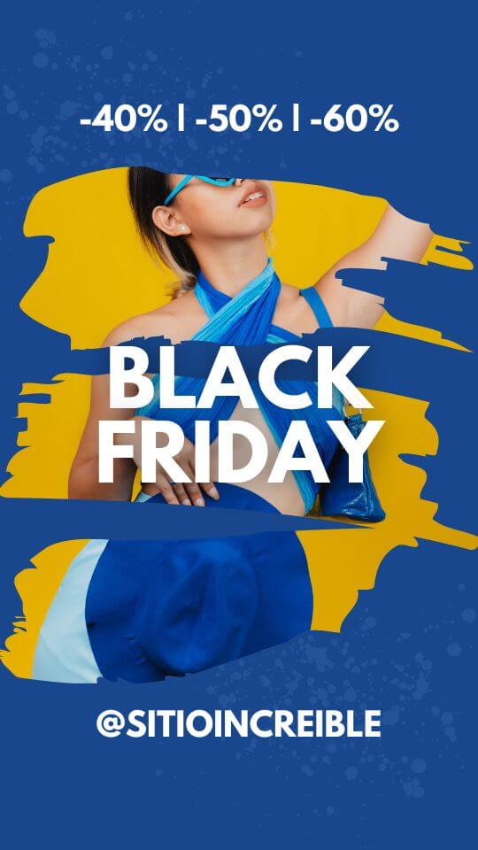 Plantillas de Black Friday para Instagram Stories