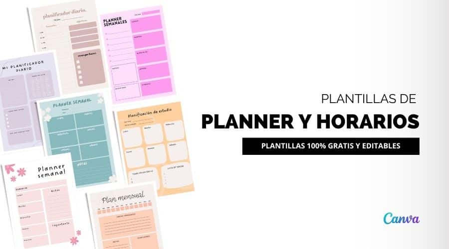 Plantillas Planning para Imprimir Gratis