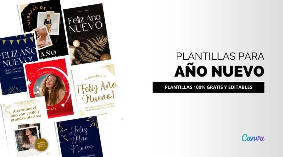 Plantillas para Año Nuevo Gratis