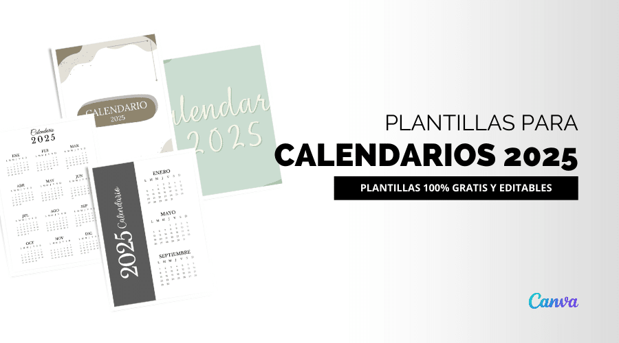 Calendarios Listos para Imprimir Gratis en Canva